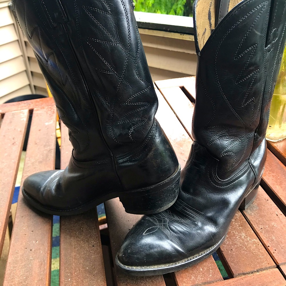 Durango Black Cowboy Boots